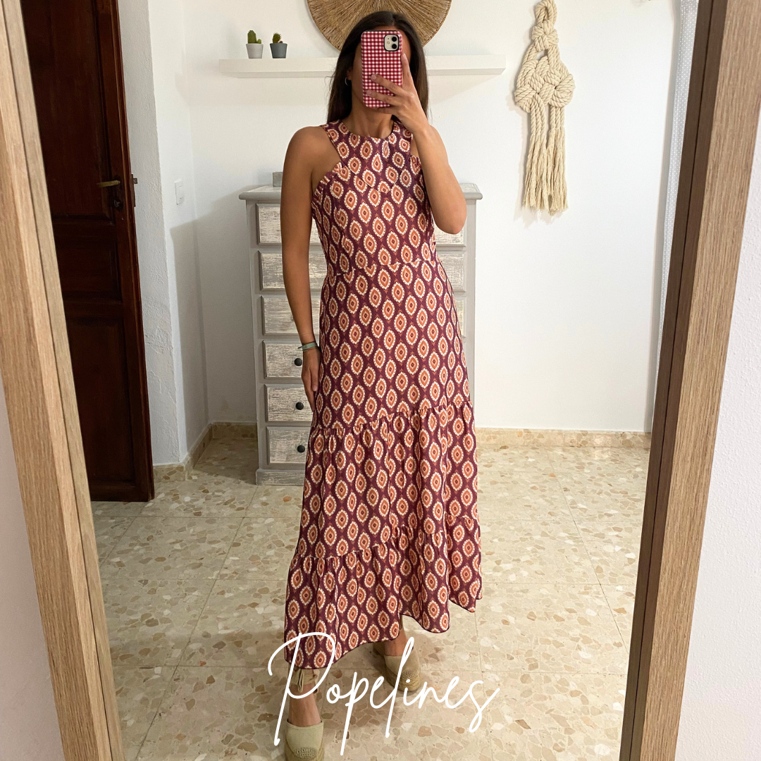 Vestido Sara malva