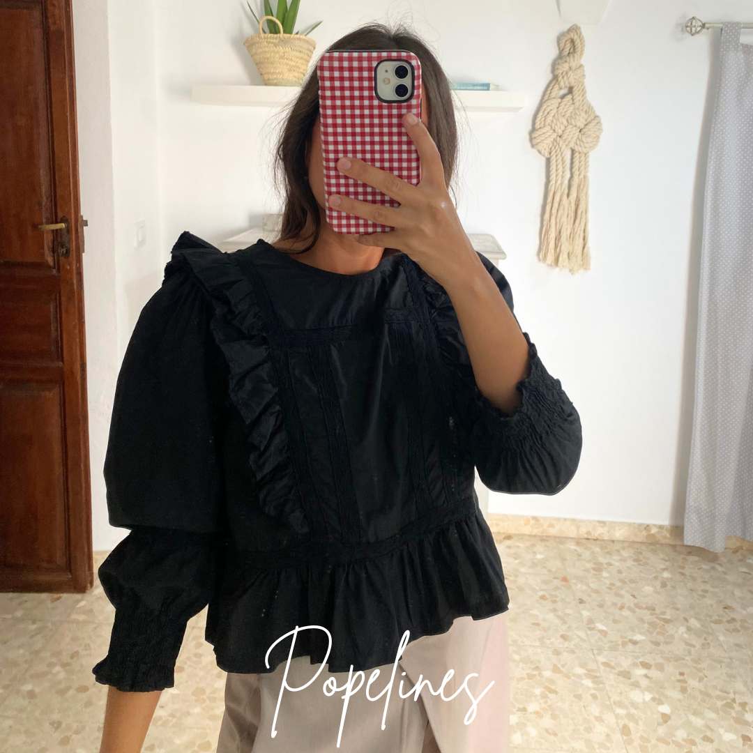 Blusa Claudia negra