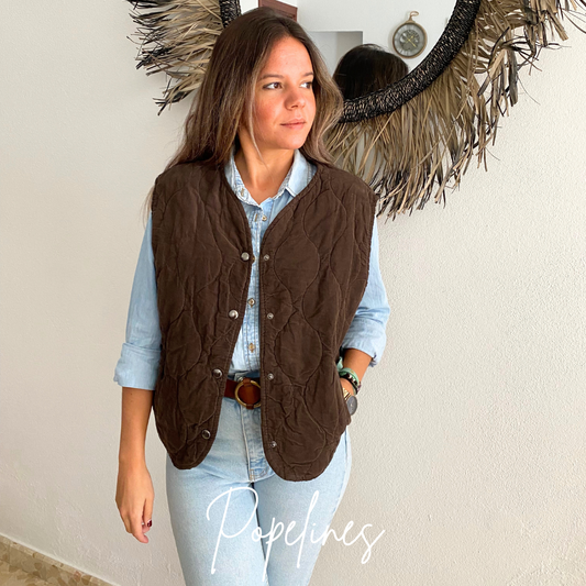 Chaleco Robin chocolate