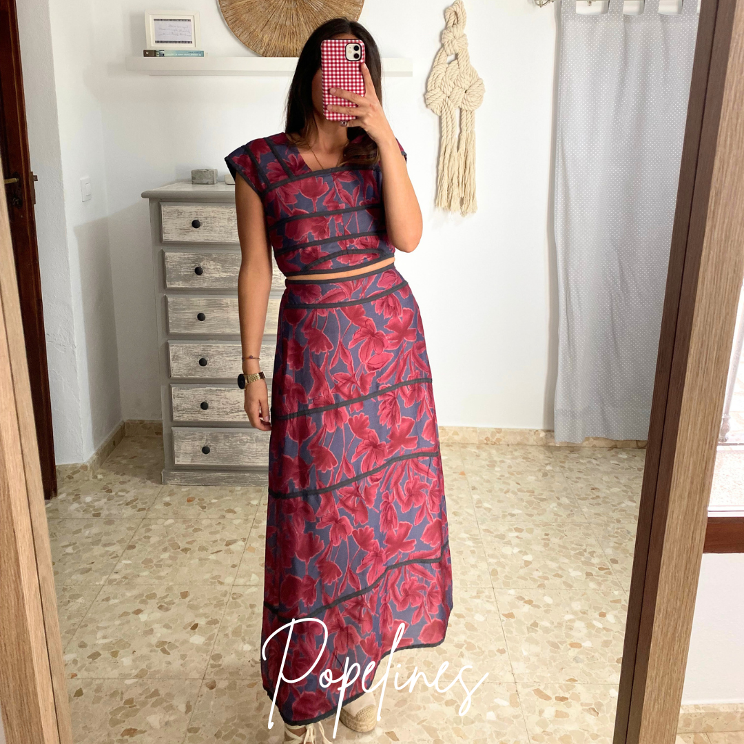 Conjunto Silvia azul