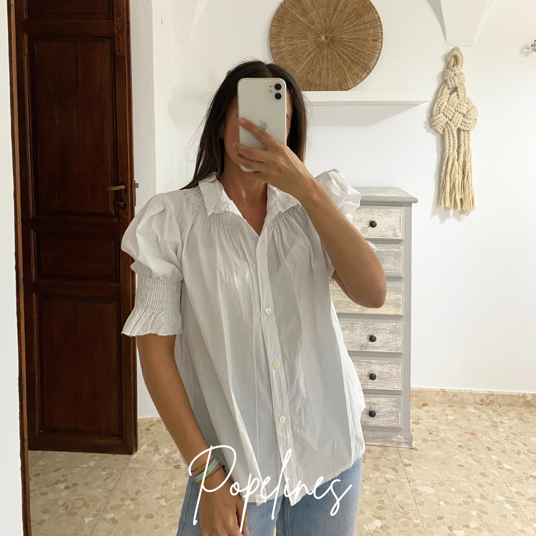 Blusa Málaga blanca