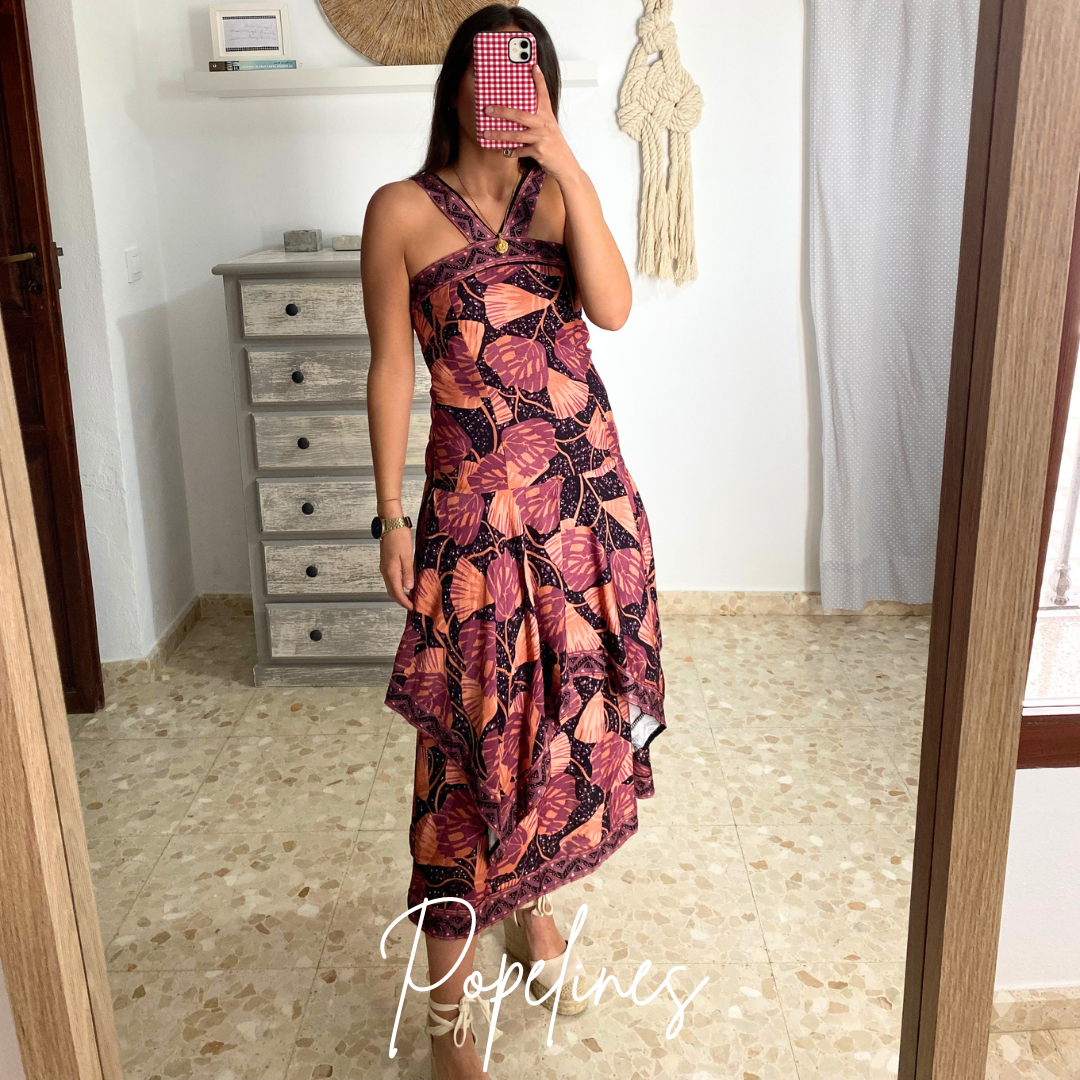Vestido África malva