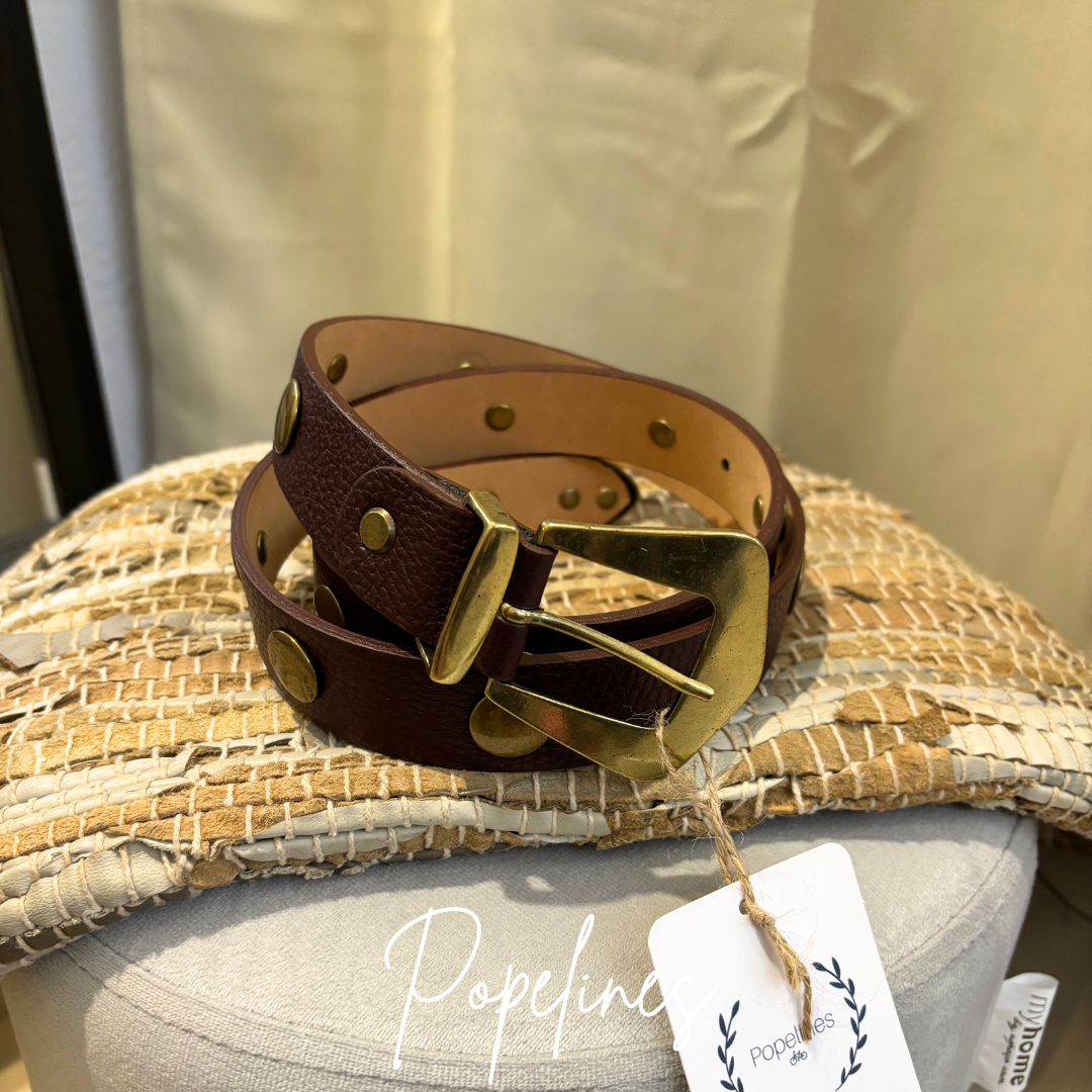 Cinturón Maorí burdeos