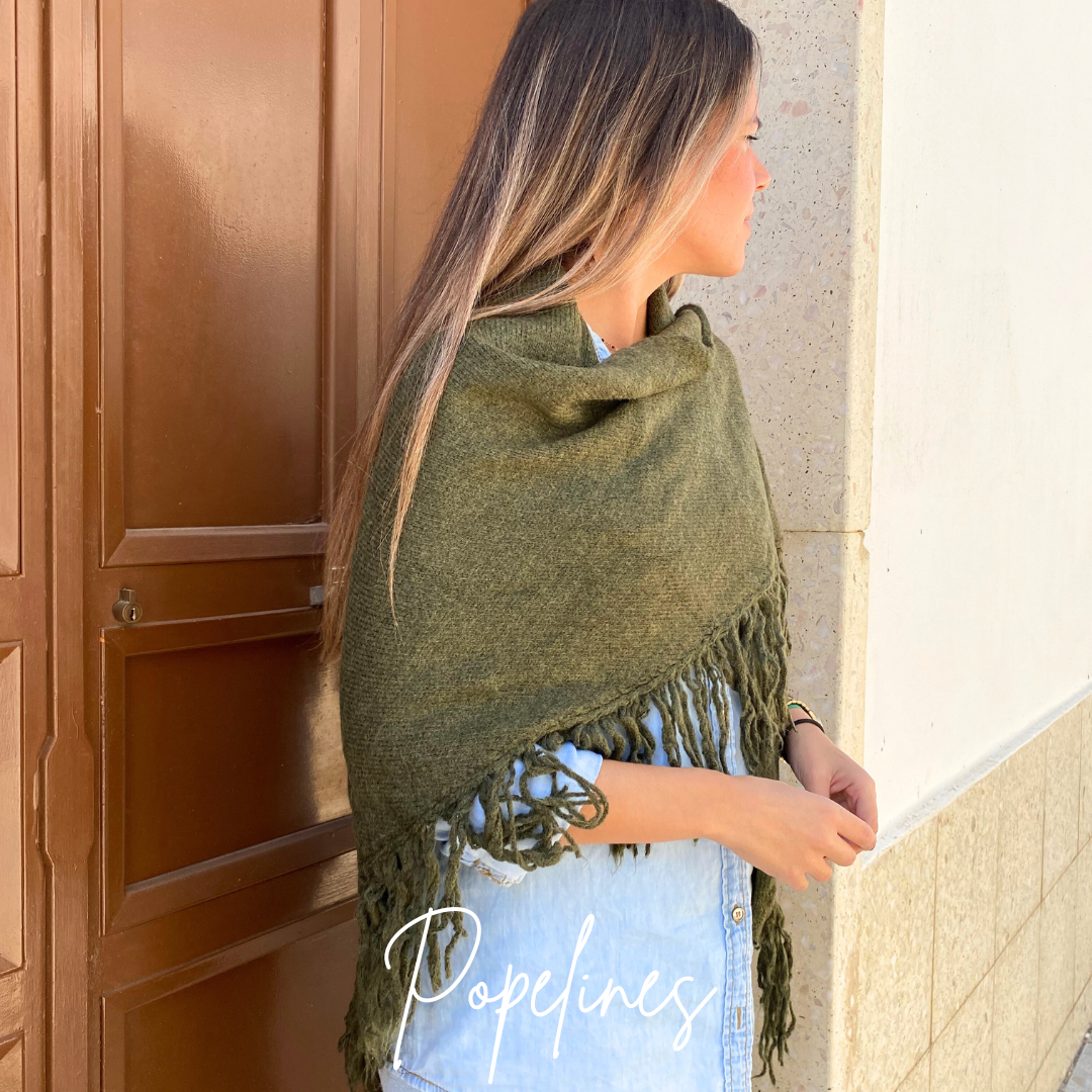Capa lana verde