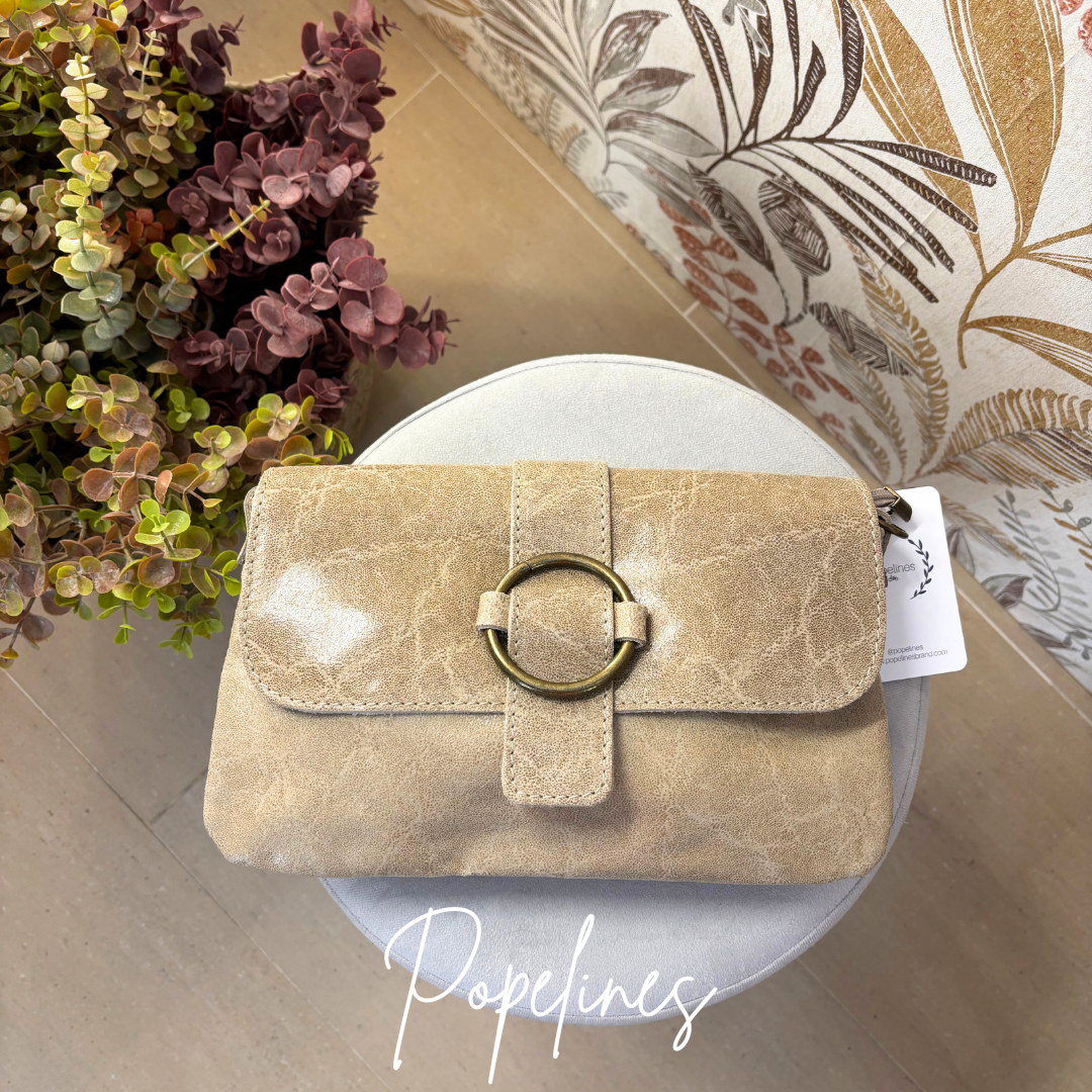 Bolso Fina beige.