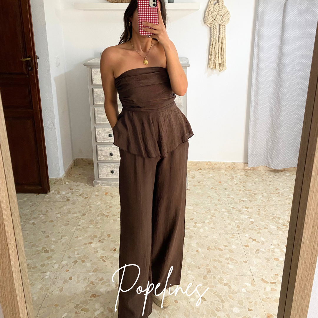 Conjunto Lorena chocolate