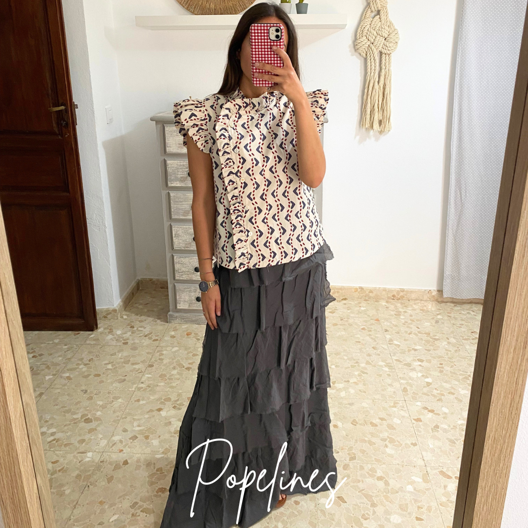 Falda/ vestido Kenza gris