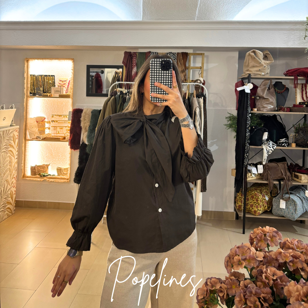 Blusa lazada chocolate