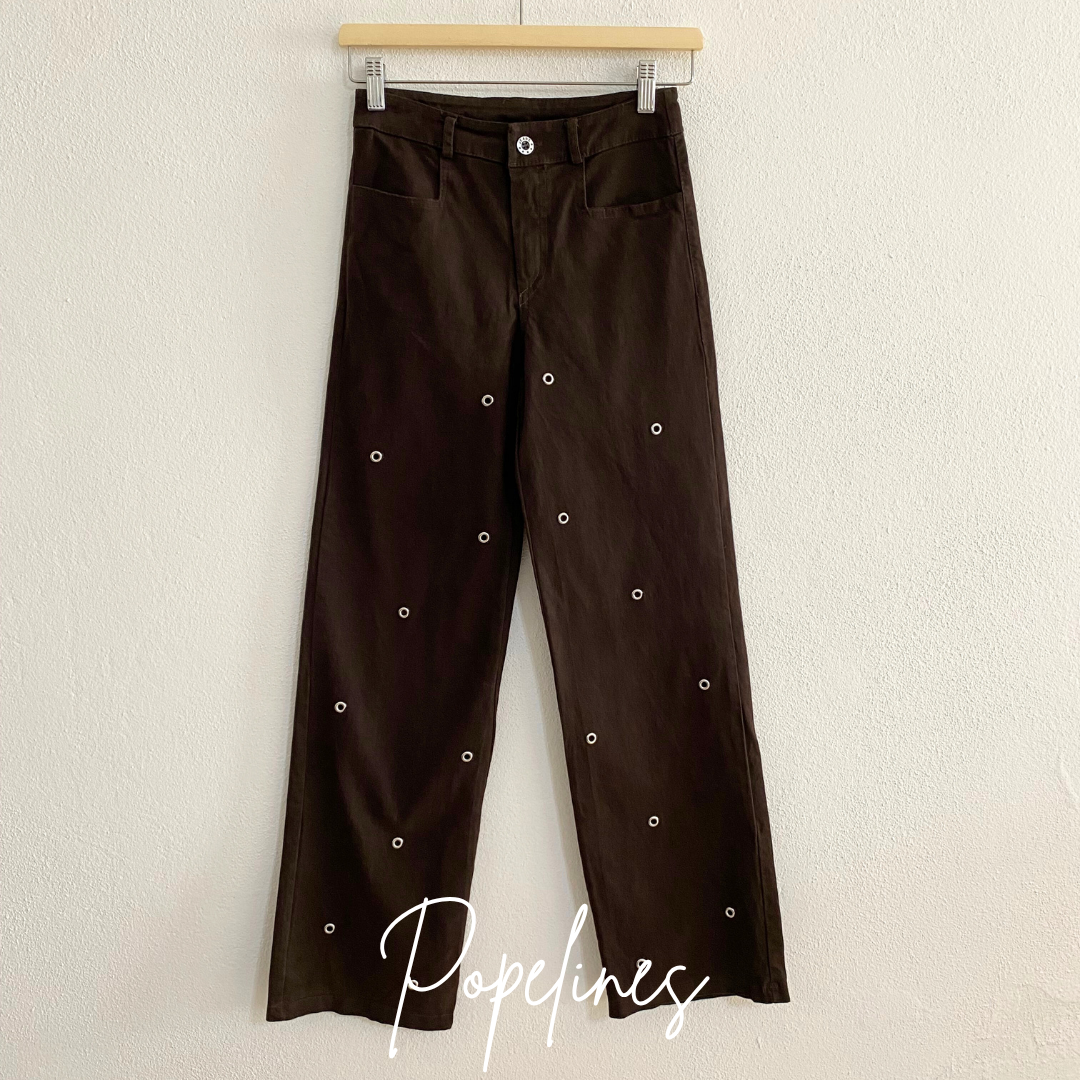 Pantalón arandelas chocolate