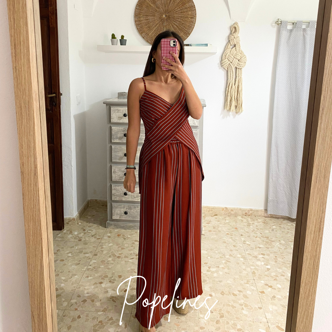 Conjunto listas teja