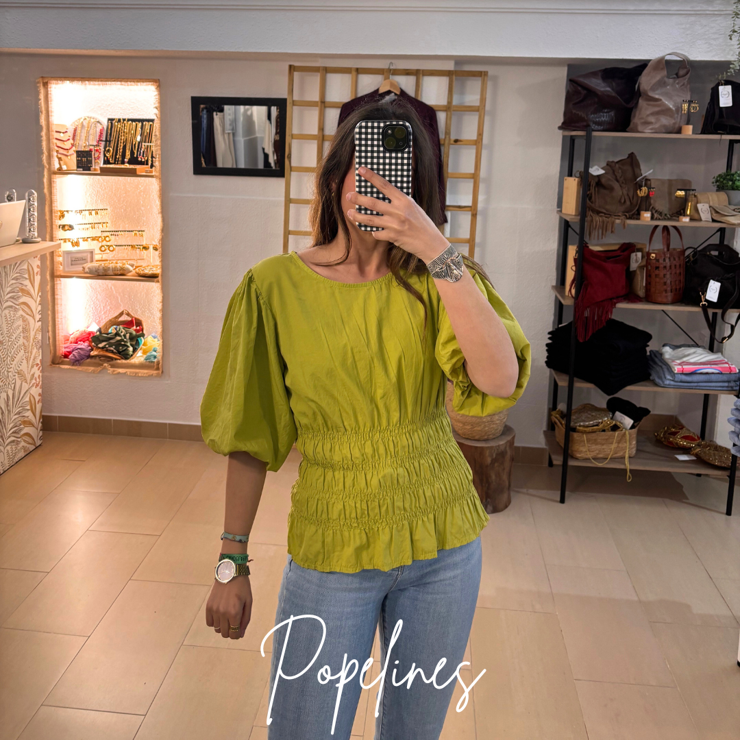 Blusa frunce lima