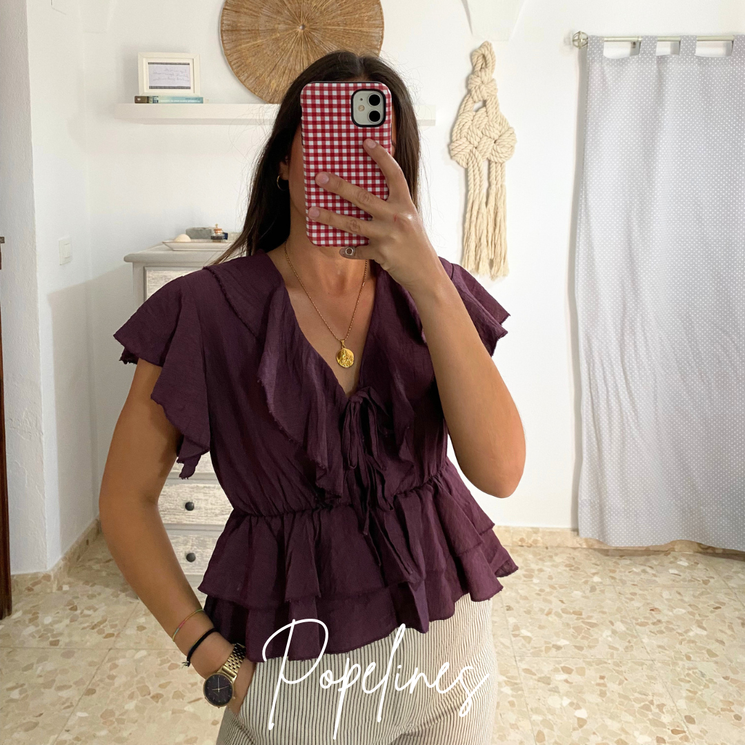 Blusa Lola malva