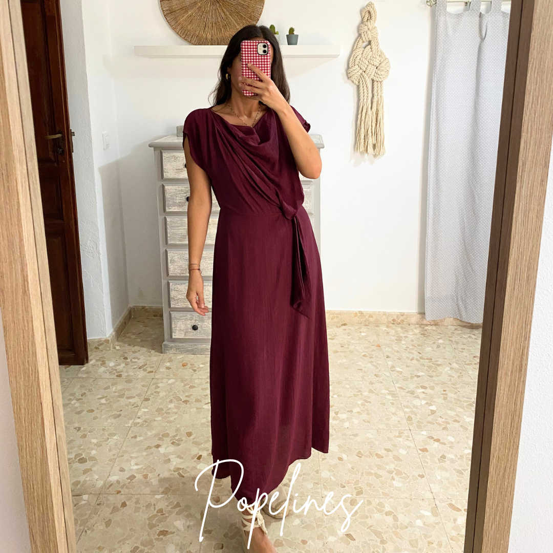 Vestido Coria malva