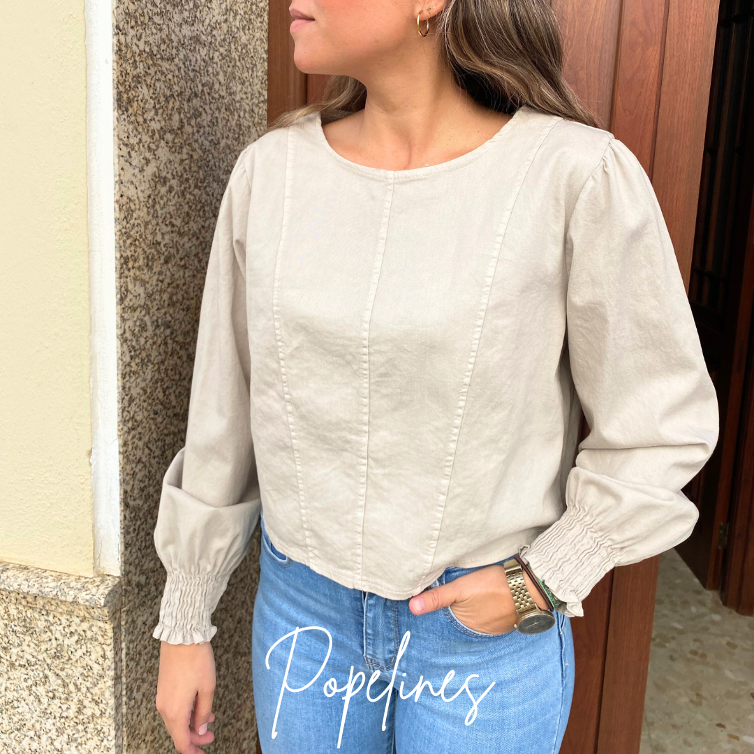 Blusa Catama beige