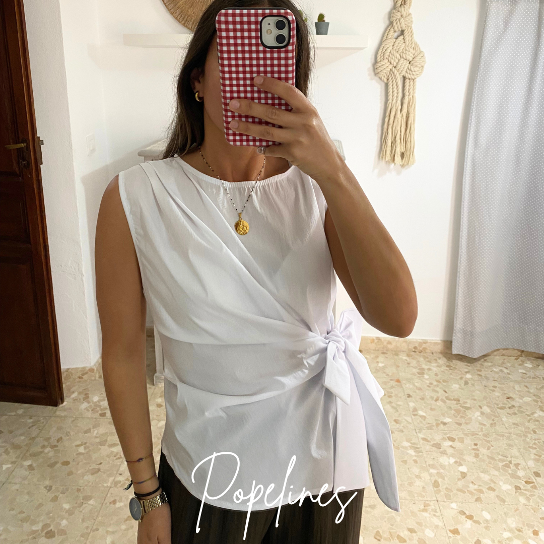 Top lazada blanco