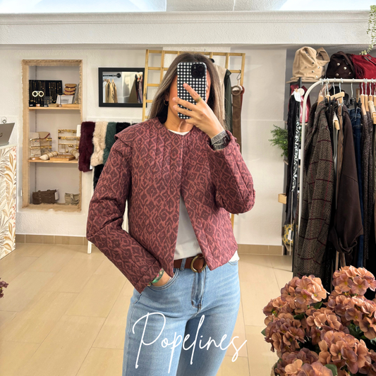 Chaqueta Lourdes malva