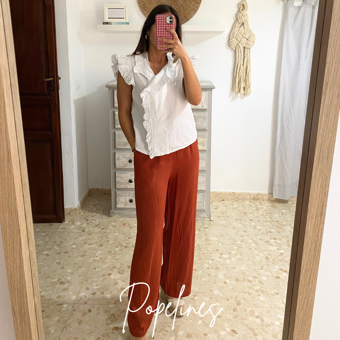 Pantalón Rosa teja