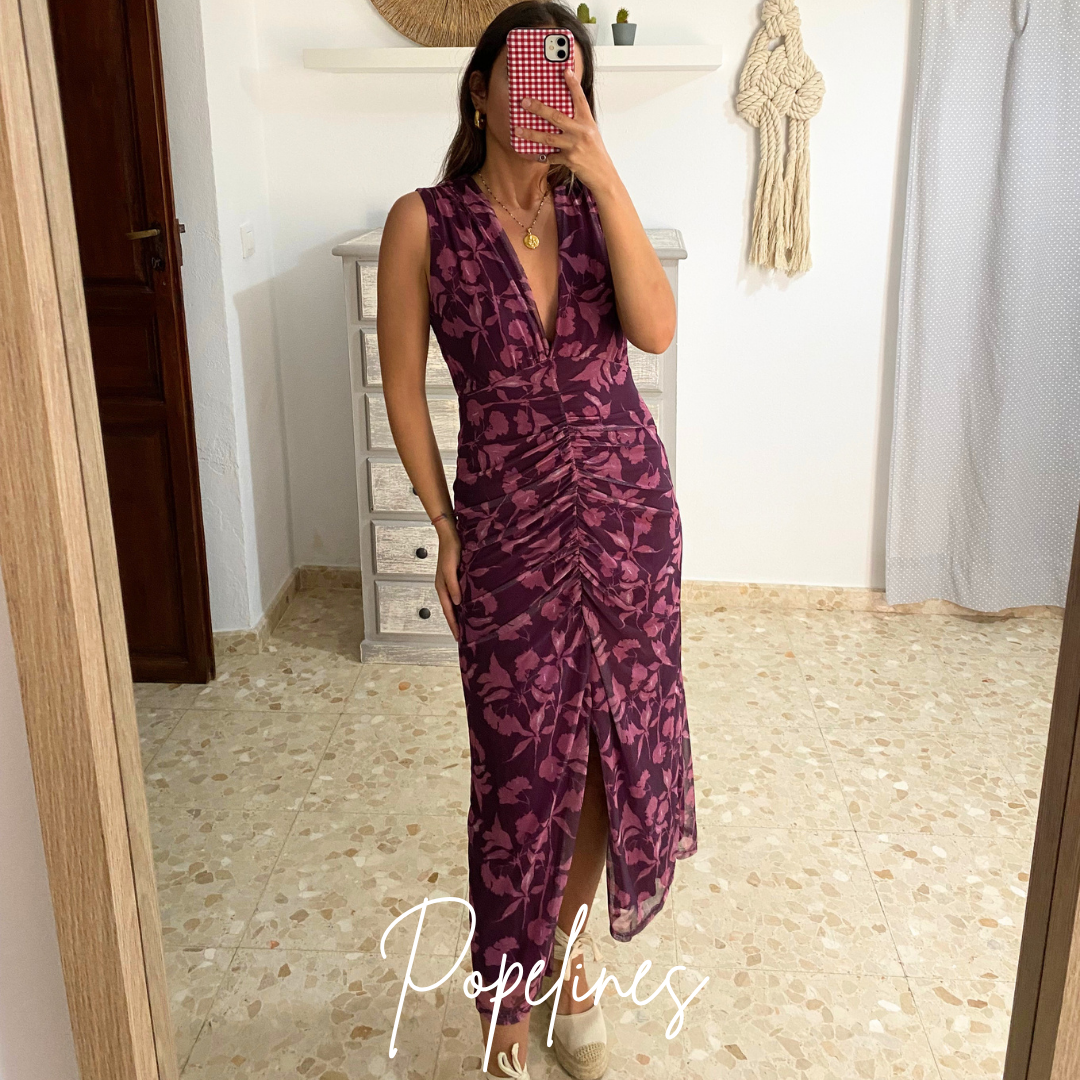 Vestido Pamplona malva