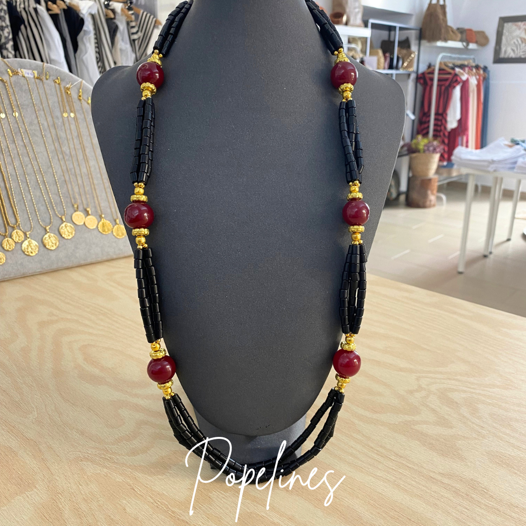 Collar Canarias negro
