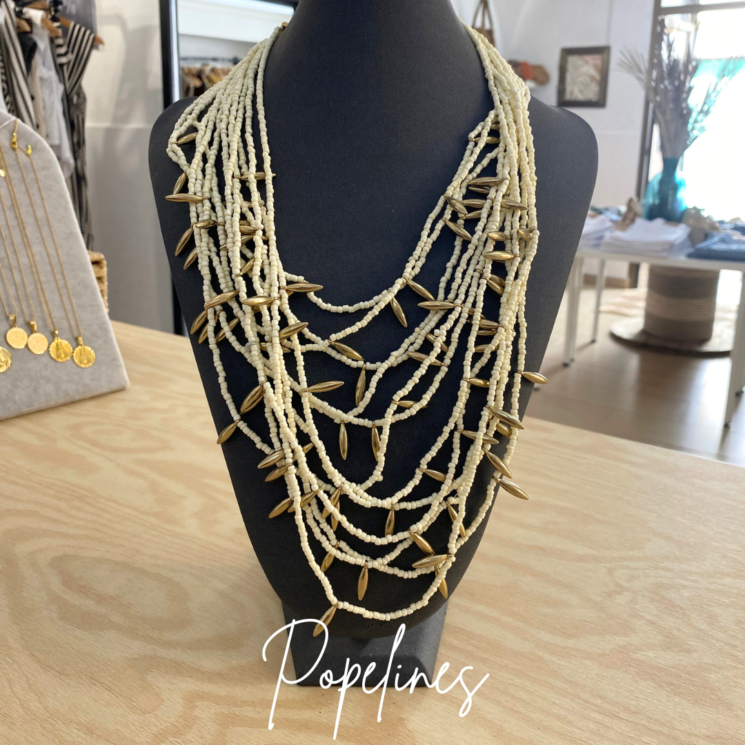 Collar Minsa beige
