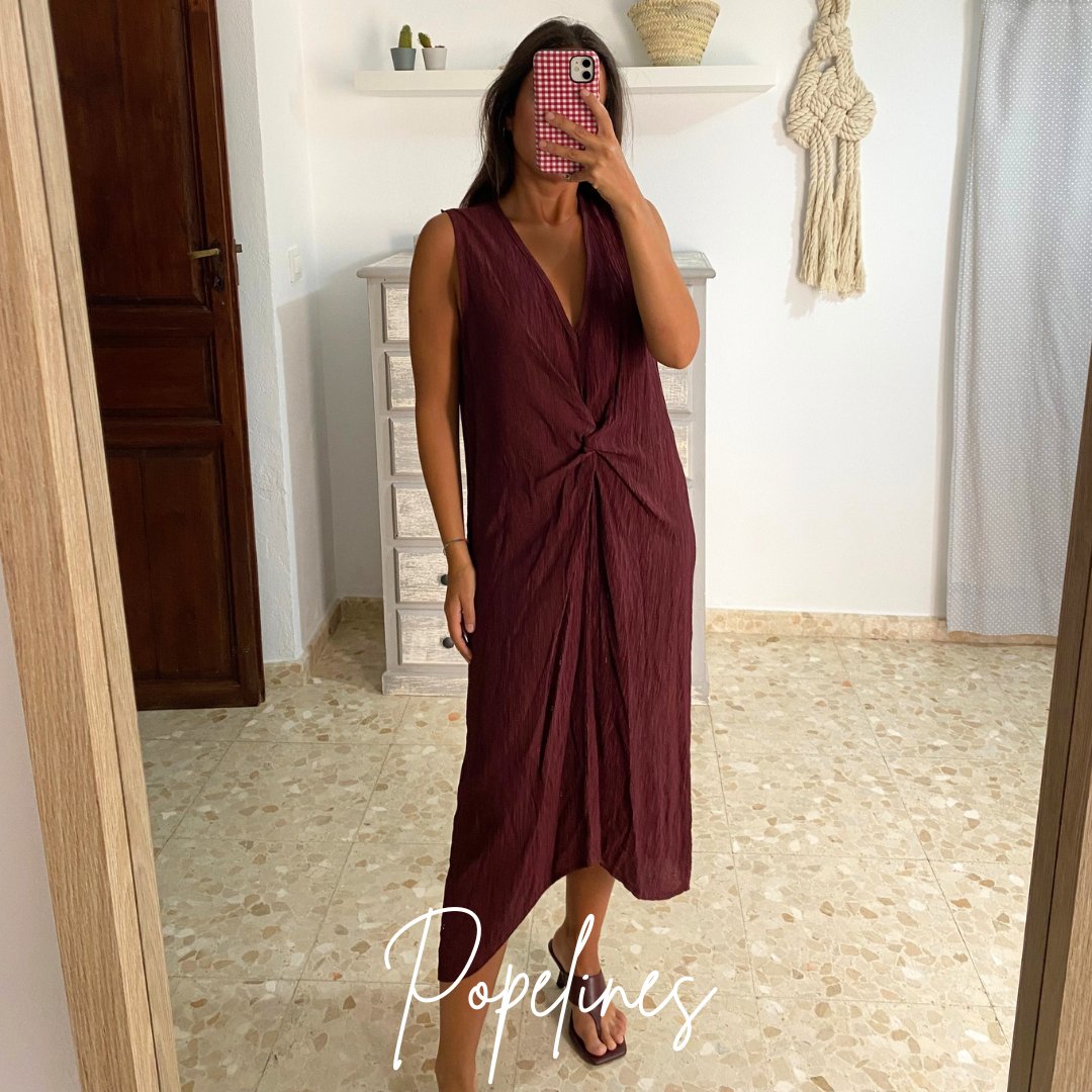 Vestido Silvia vino