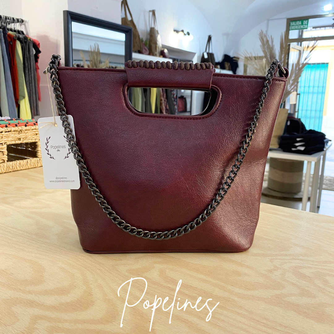 Bolso Flora vino