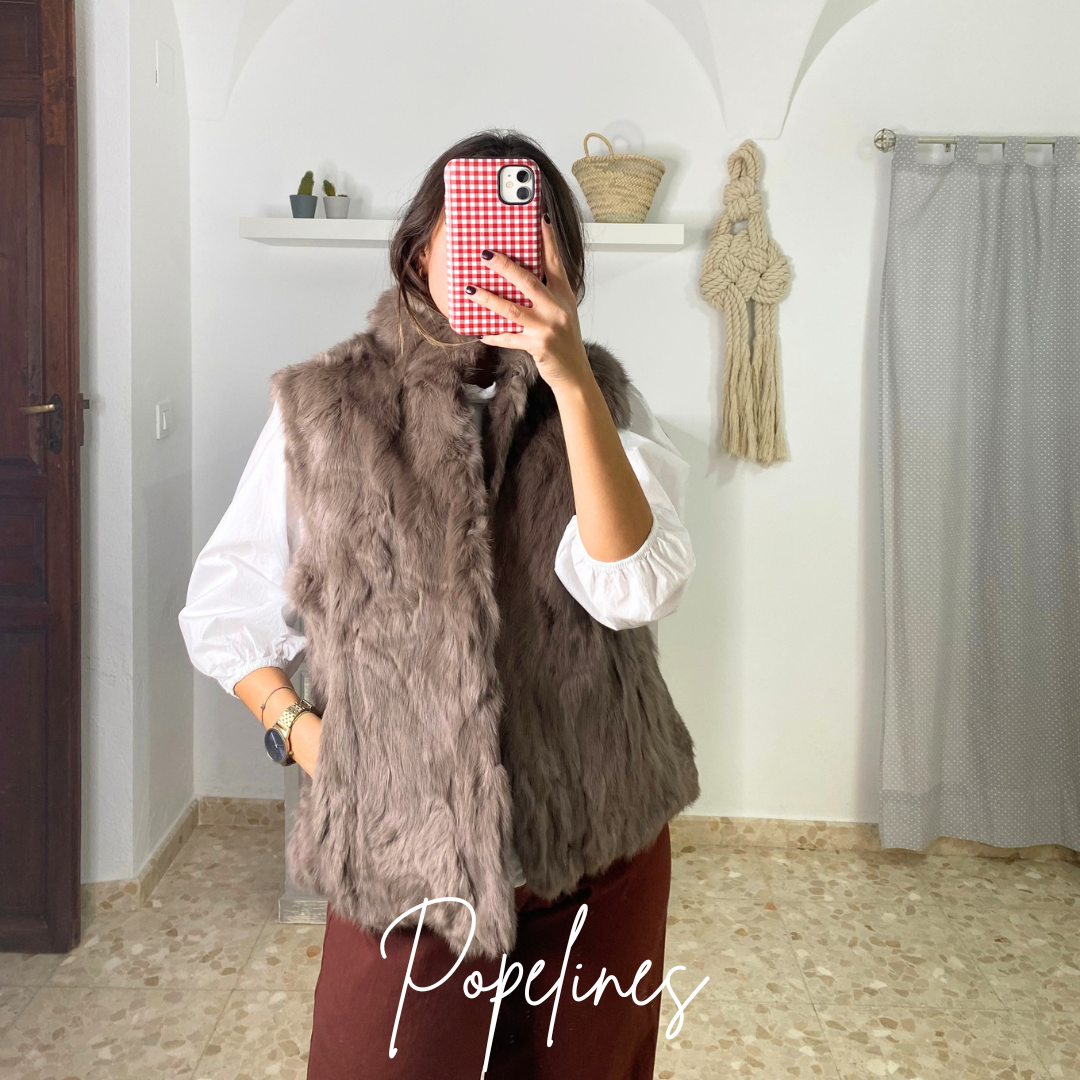 Chaleco pelo topo