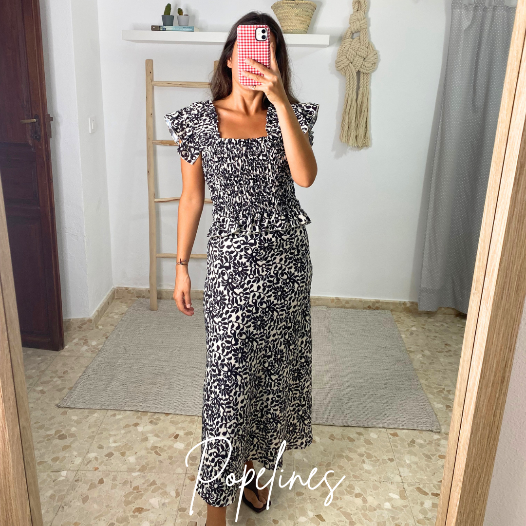 Conjunto Luisa negro