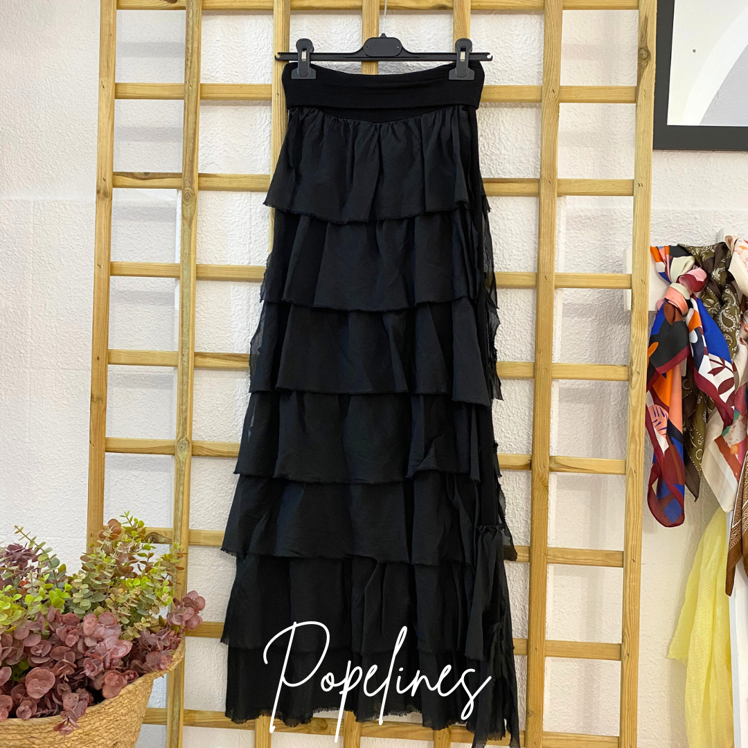 Falda / Vestido Kenza negro