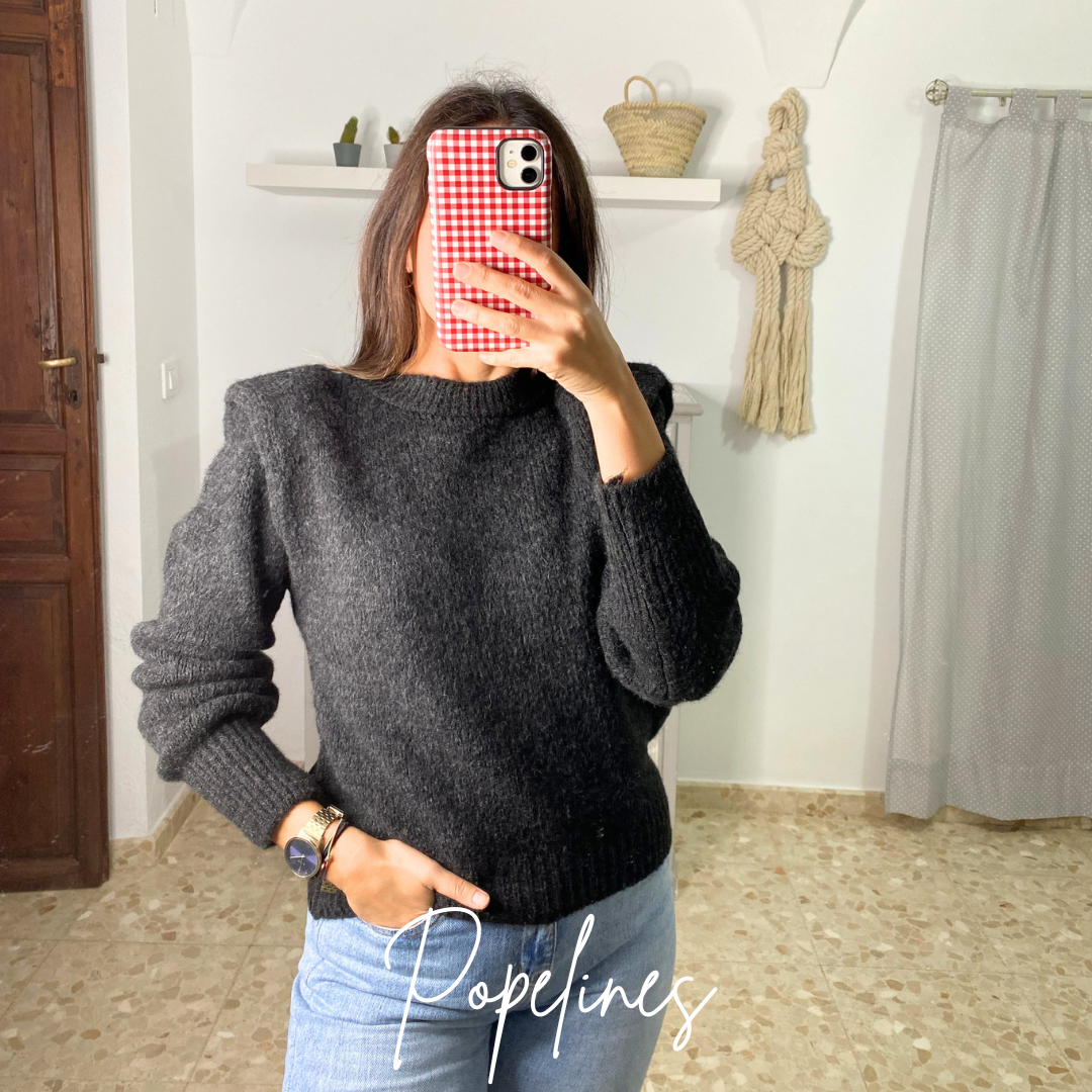 Jersey hombrera gris