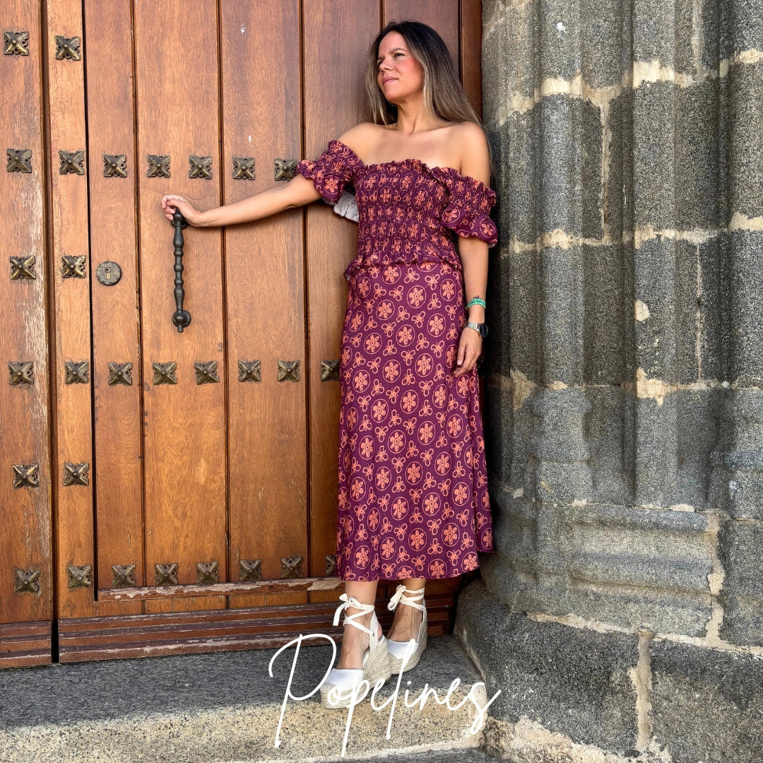 Conjunto Sofía naranja
