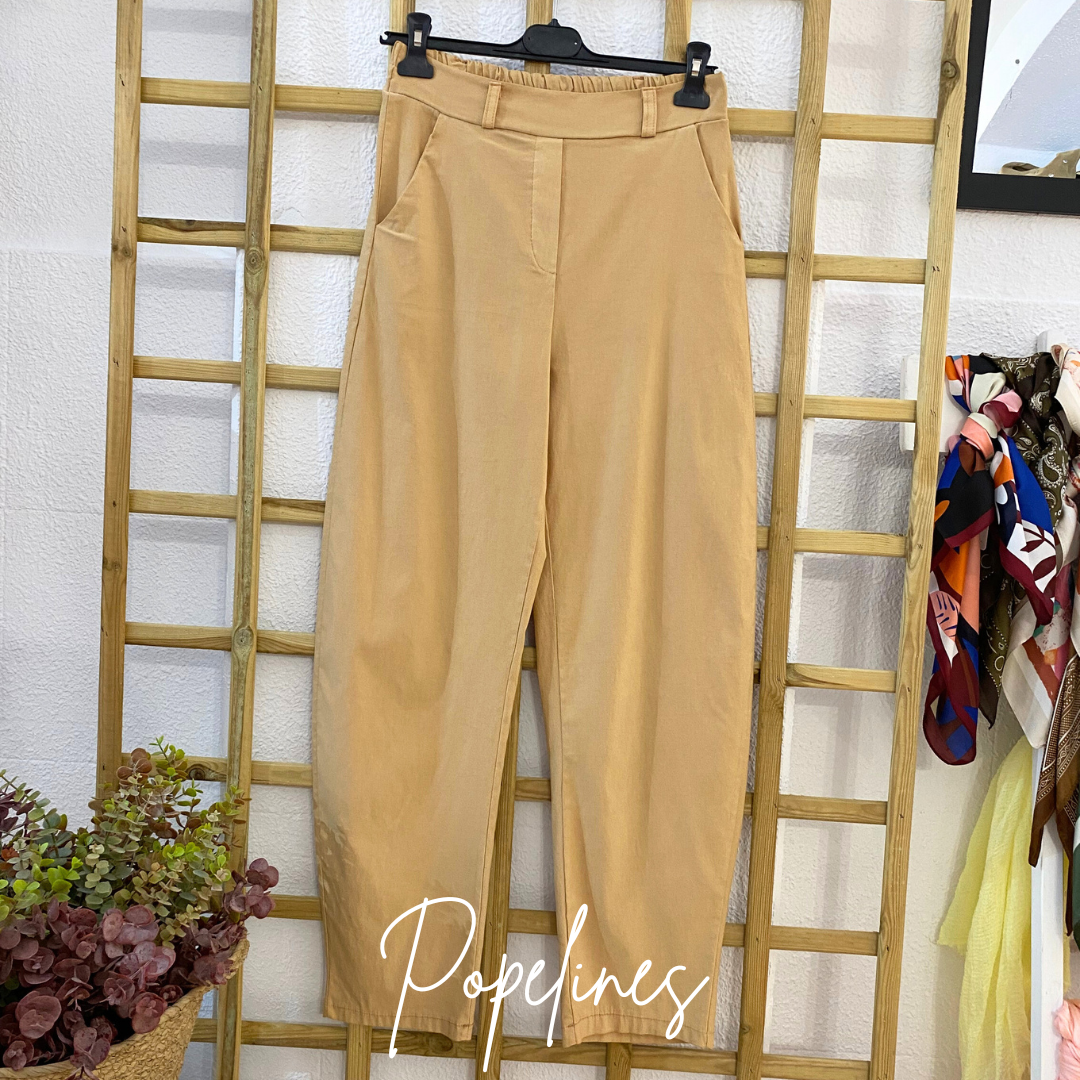 Pantalón amarillo pastel