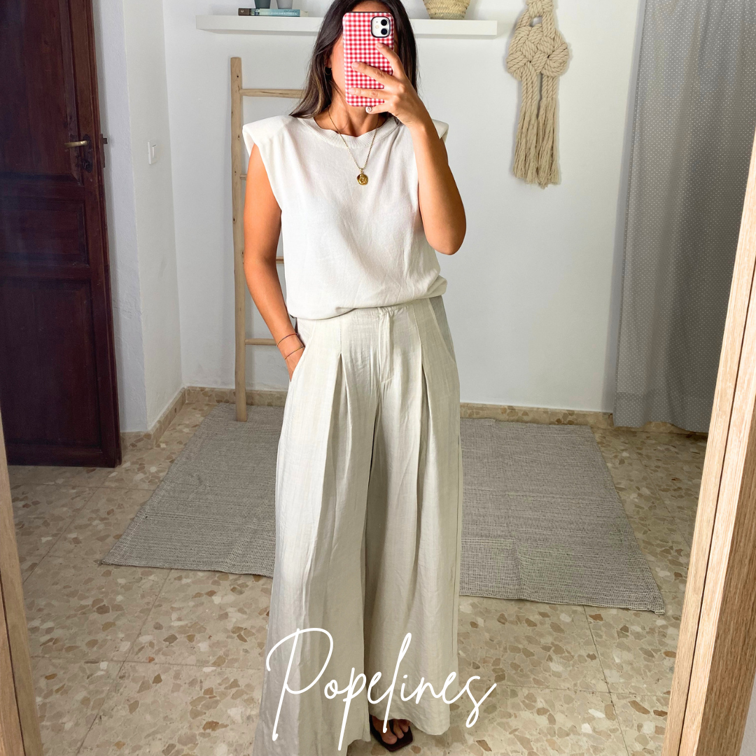 Pantalón Raquel crudo