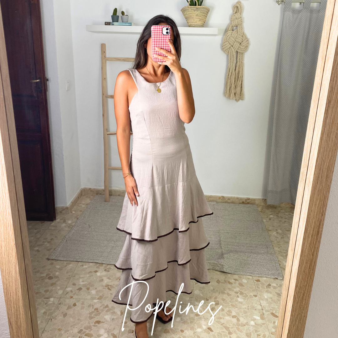Vestido Jerez crudo