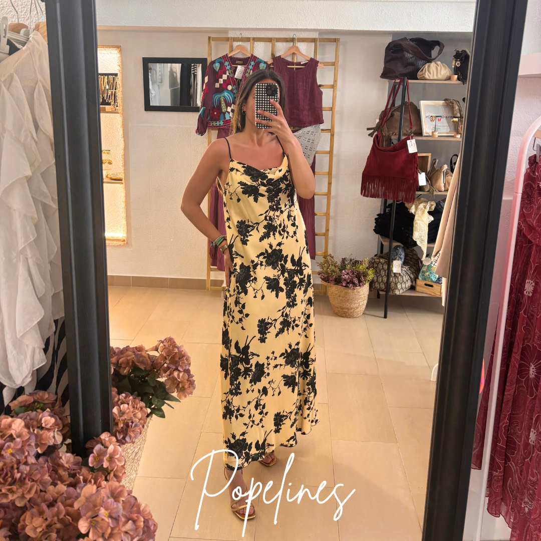 Vestido Sofía beige