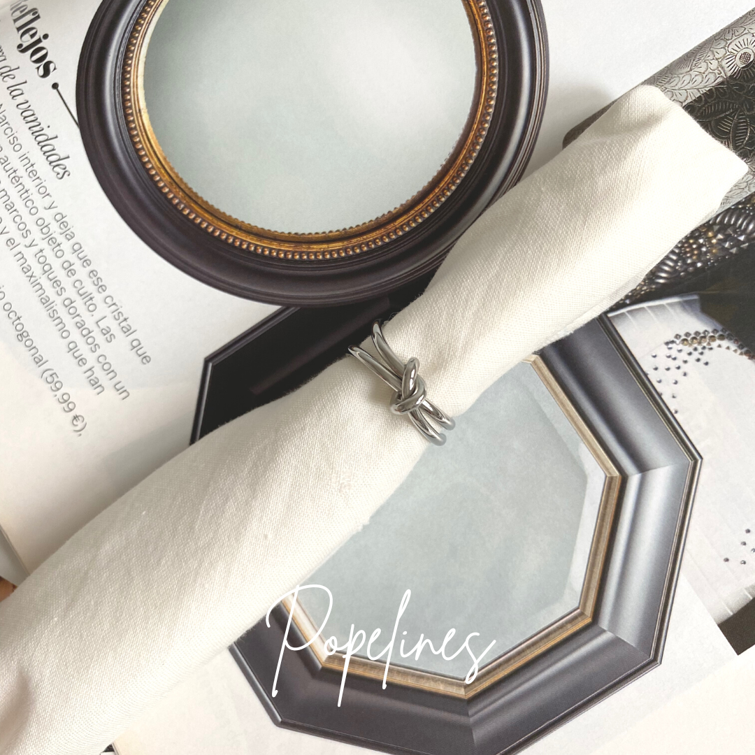 Anillo nudo plateado