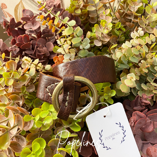 Cinturón Rocío marrón.