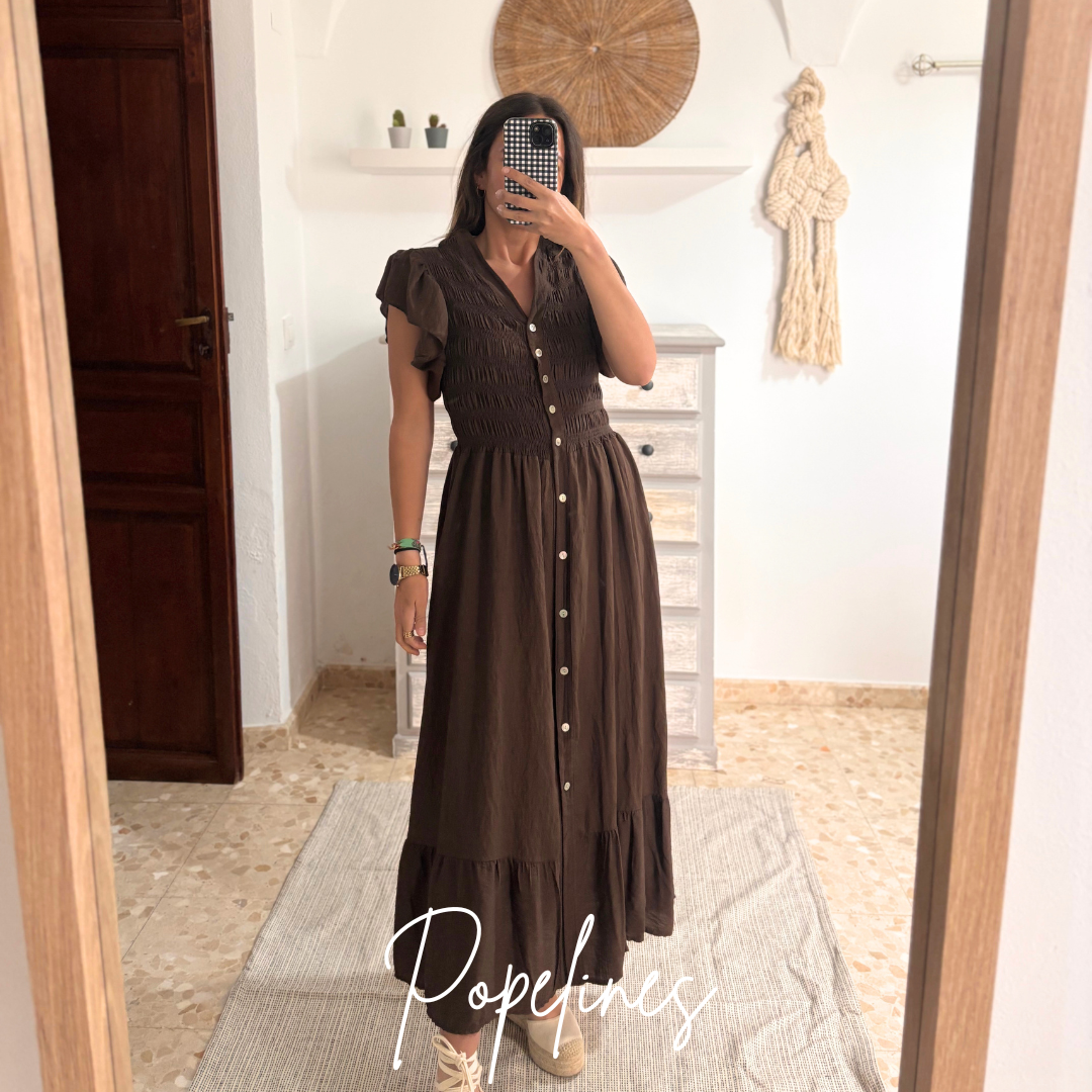 Vestido Kenia chocolate