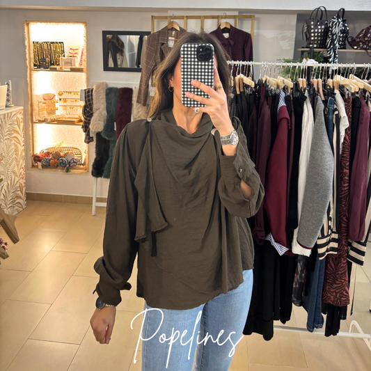 Blusa Salerno chocolate
