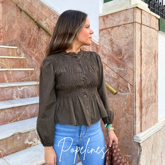 Blusa María chocolate
