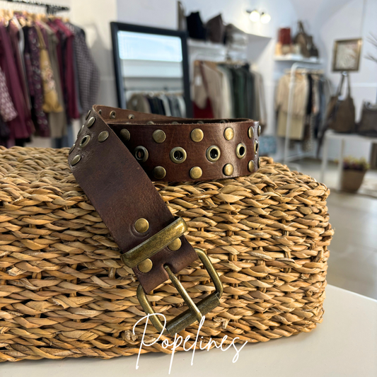 Cinturón Tenerife marrón.