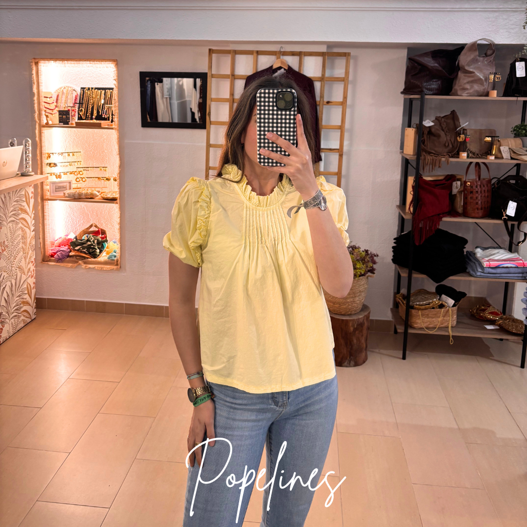 Blusa jaretas amarillas