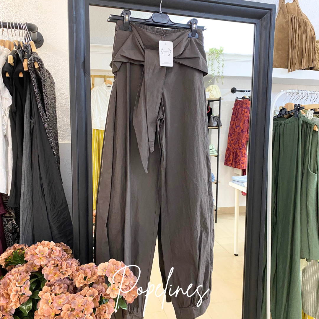 Pantalón lazada chocolate