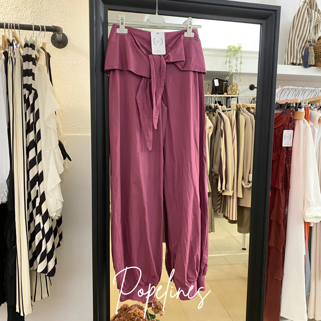 Pantalón lazada vino