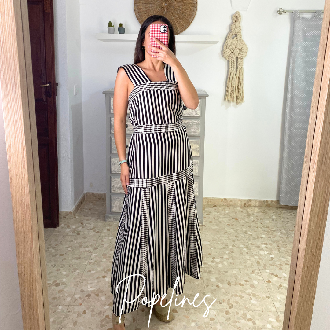 Vestido Mosaico negro