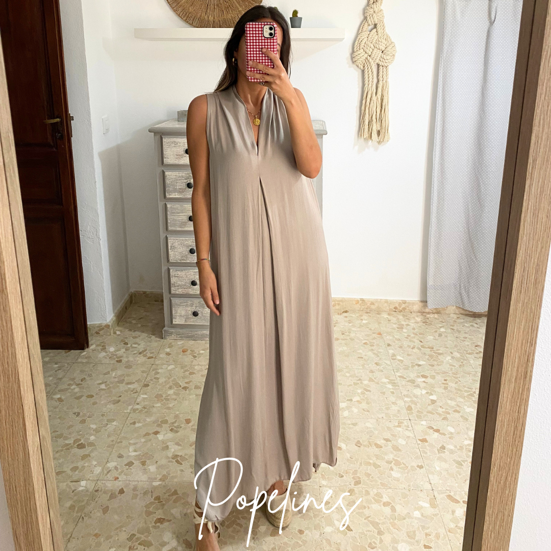 Vestido Marbella beige