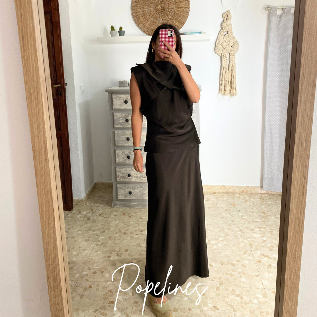 Conjunto Isabel chocolate