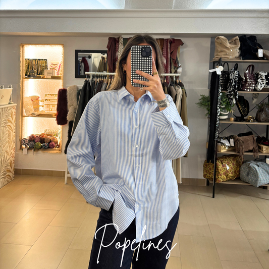 Camisa Oxford listas