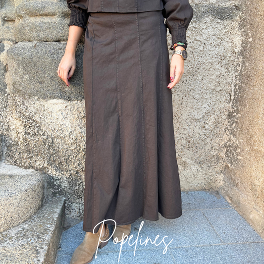 Falda Catama chocolate