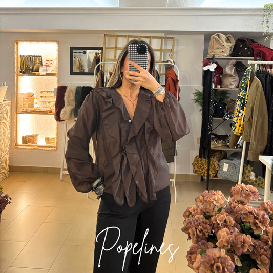 Blusa Victoria chocolate
